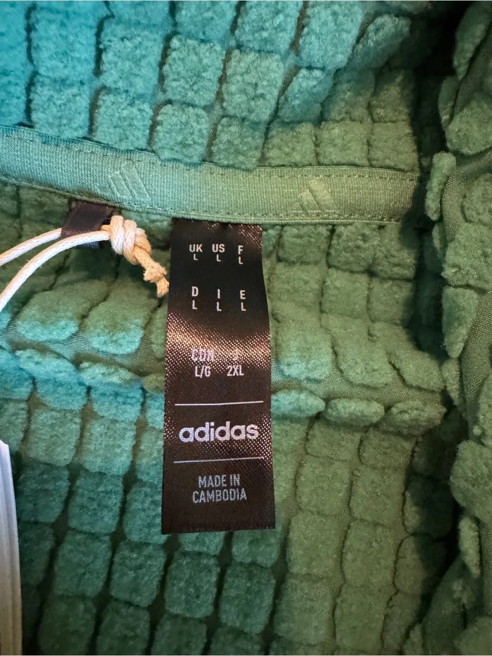 Green Adidas Men's‎ Ultimate365 Tour WIND.RDY half-zip vest Size Large NWT